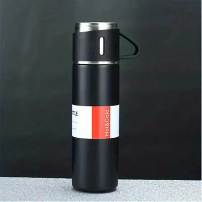 Stainless Steel 500ml Hot &amp; Cool Water Bottle (500 ml) (Random color)