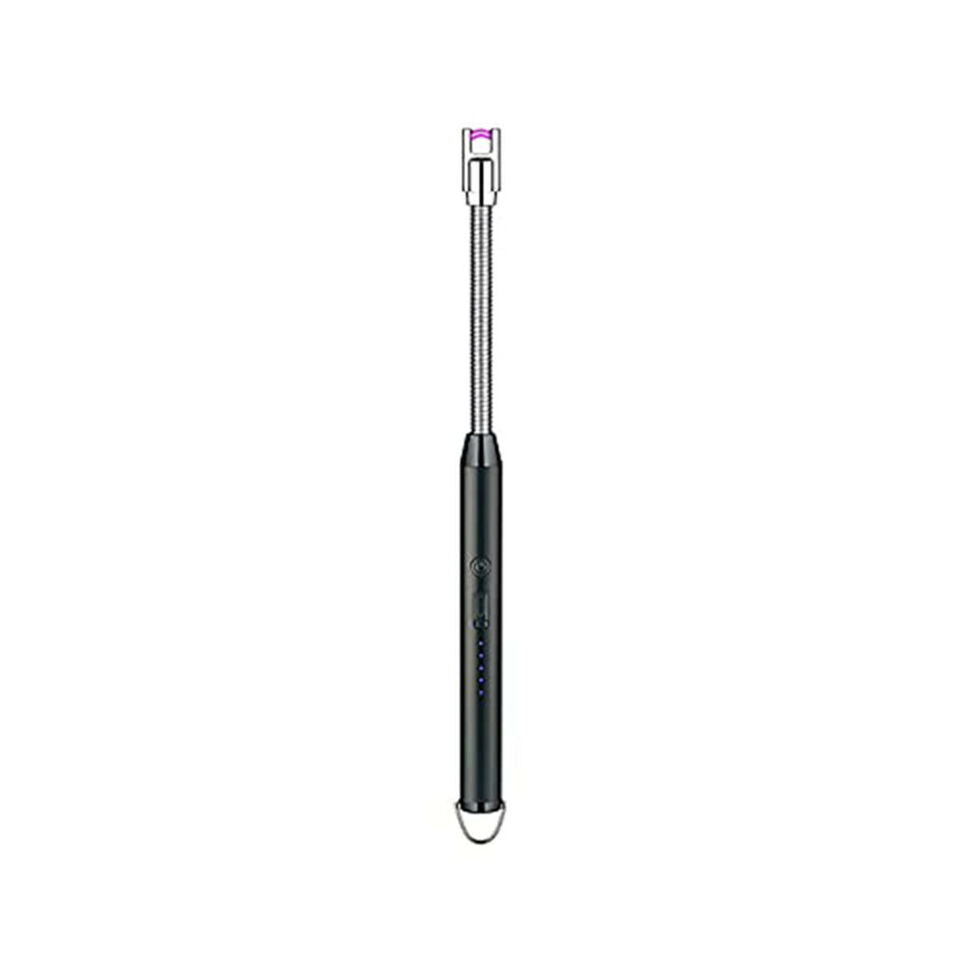 Arc Lighter With Usb Charging,flameless Windproof,led Battery Display,safety Switch,rotate 360 Degrees,for Aromatherapy (random Colors)