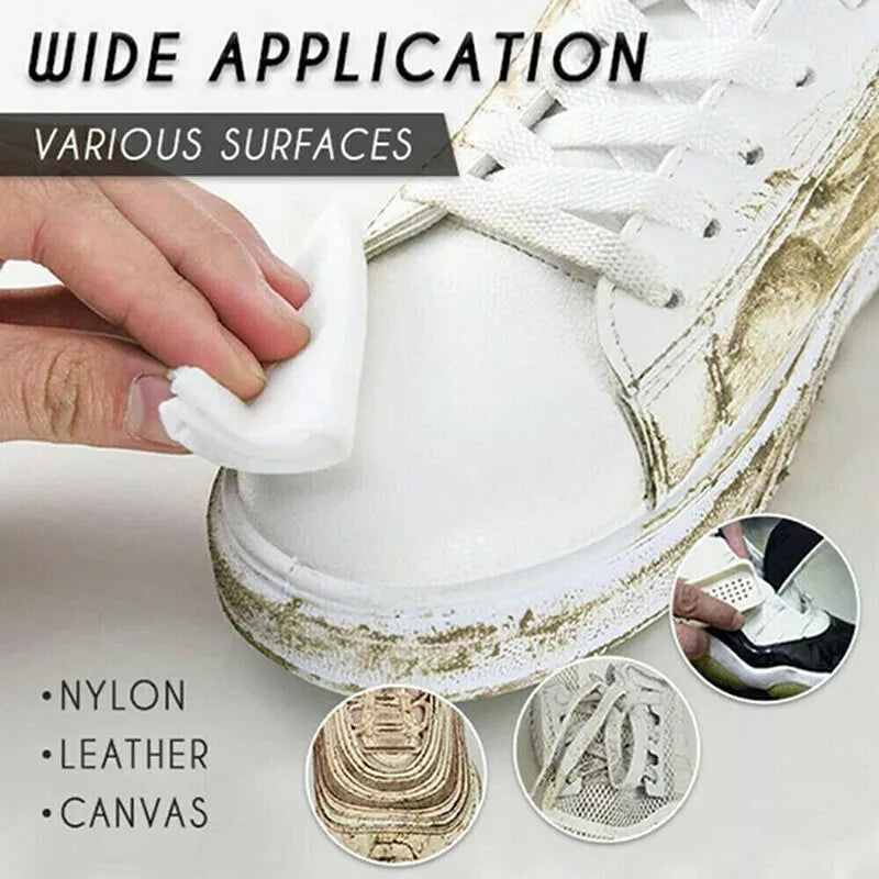 Disposable Shoe Cleaning Wipes | Quick Shine Clean Wet Wipes (80 wipes in 1 packet)