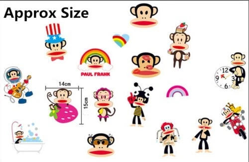 Removable Julius the Monkey Paul Frank Wall Sticker home decor Decor Kids Art size 50x70 ay7045