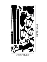 Cat Decals Removable Sticker Decoration Wall Decal Cats Kitten Generic PVC Cat Print Home Living Room Self Adhesive Wall Sticker LD833 Size: 30x60