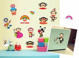 Removable Julius the Monkey Paul Frank Wall Sticker home decor Decor Kids Art size 50x70 ay7045