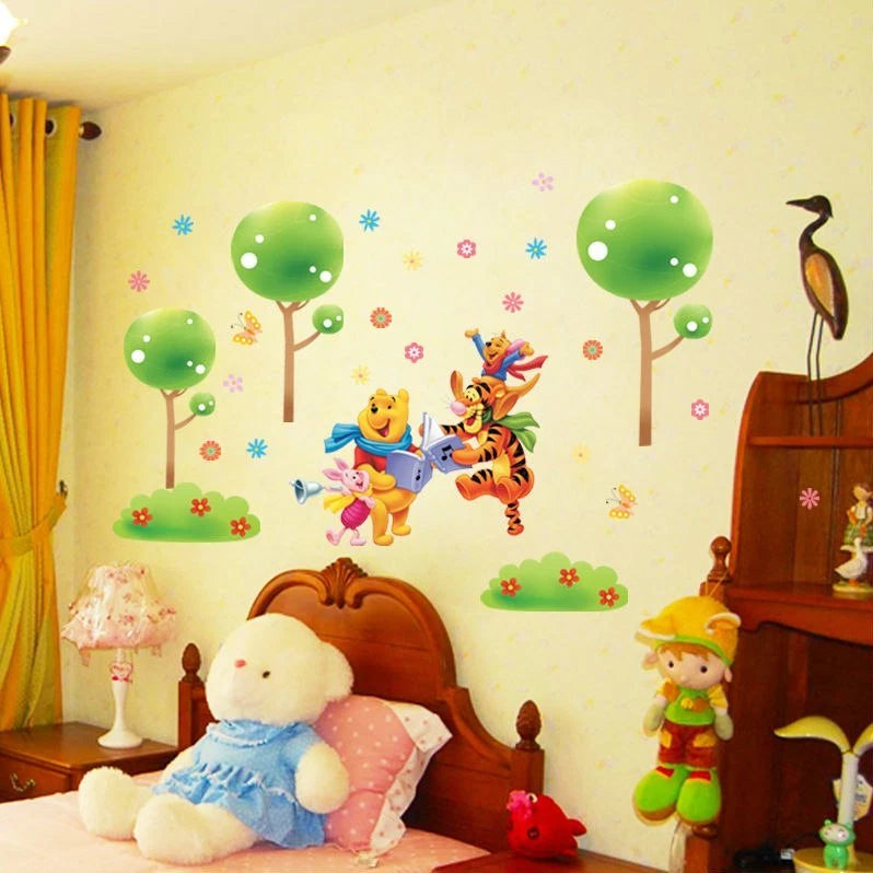Wandtattoo Wandsticker Baby Winnie Pooh Tigger Wandaufkleber Disney Kinderzimmer size 60x90 dlx129l