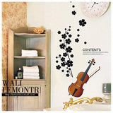 Ay934 TBOP Home Music Violin Wall Sticker