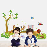 Jungle Animal Wall Sticker Living Room Home Decoration Kid Bedroom Wallpaper 1PC