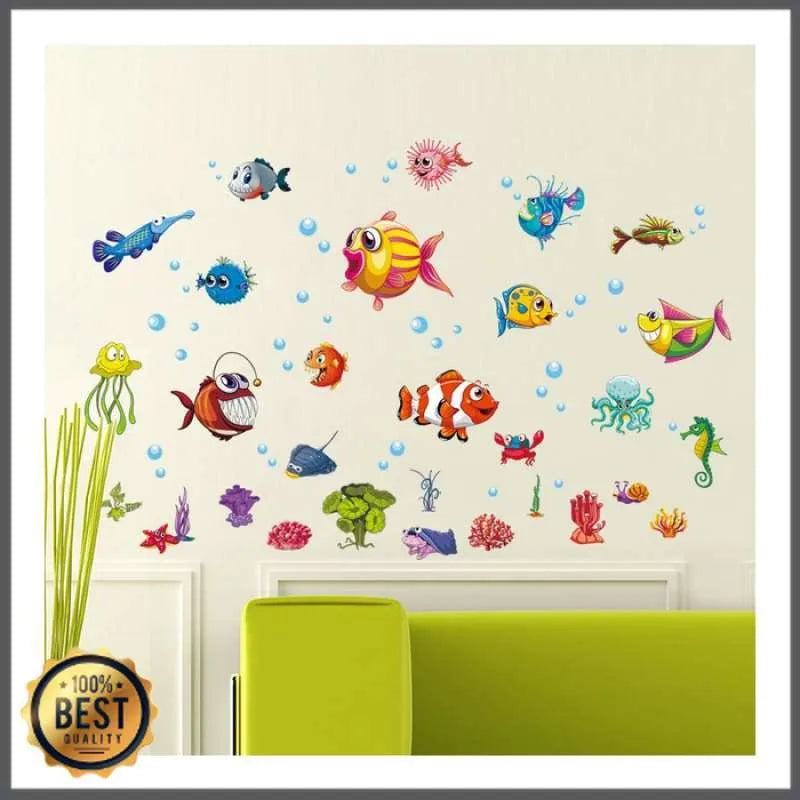 SAMHEZ XH6230 UNDERWATER WORLD WALL STICKER