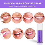 HISMILE V34 Teeth Removing Deep Smoke Stains Gingiva Protection Purple Orthopedic Toothpaste Cleans Oral Cavity Brightness Teeth 30ml