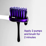 HISMILE V34 Teeth Removing Deep Smoke Stains Gingiva Protection Purple Orthopedic Toothpaste Cleans Oral Cavity Brightness Teeth 30ml
