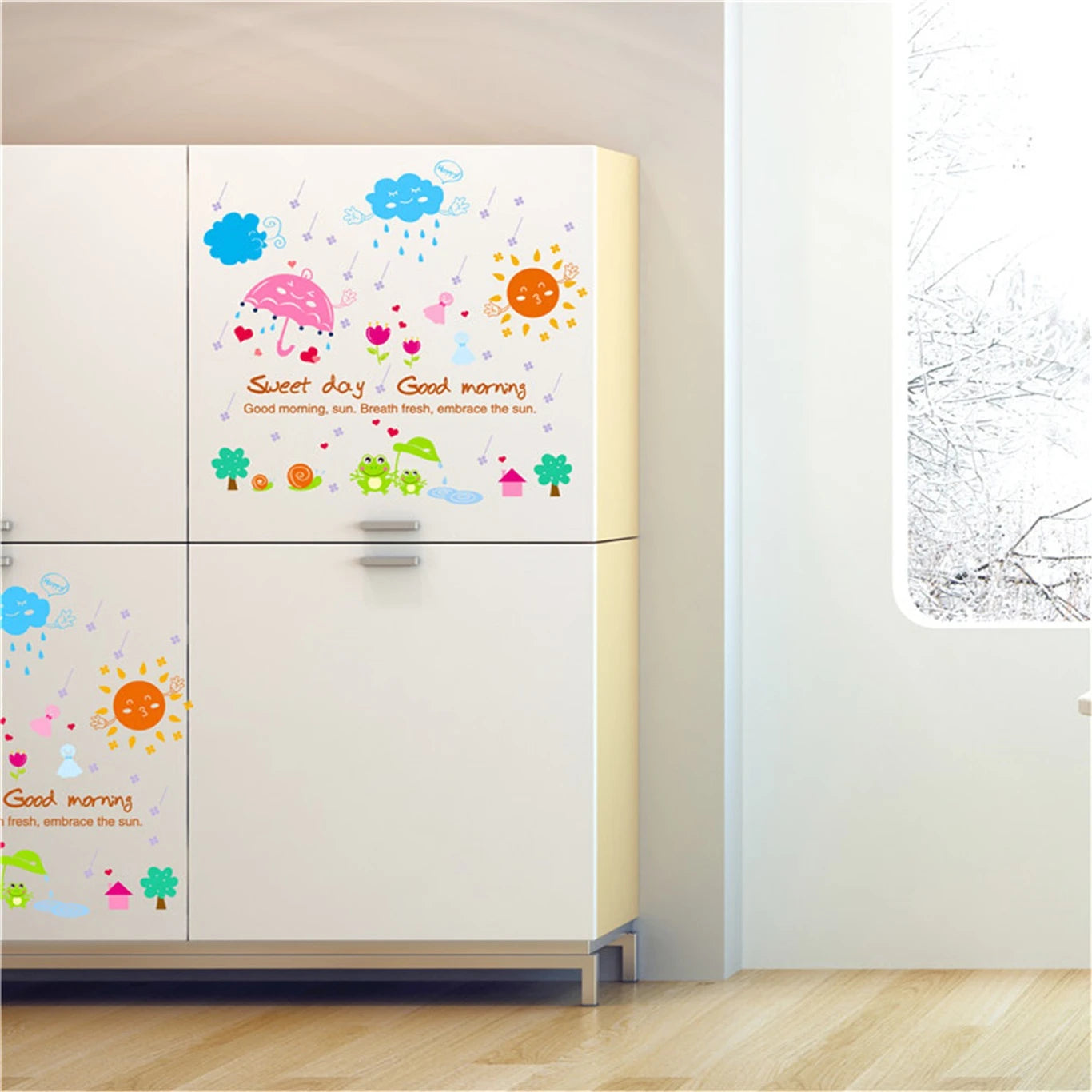 Jaamso Royals Kids Room Cartoon Umbrella Cartoon PVC Vinyl Kids Room Decor Wall Sticker (30 cm X 60 cm) Click to see full view Jaamso Royals Kids Room Cartoon Umbrella Cartoon PVC Vinyl Kids Room Decor Wall Sticker size 30x40 dlx724c