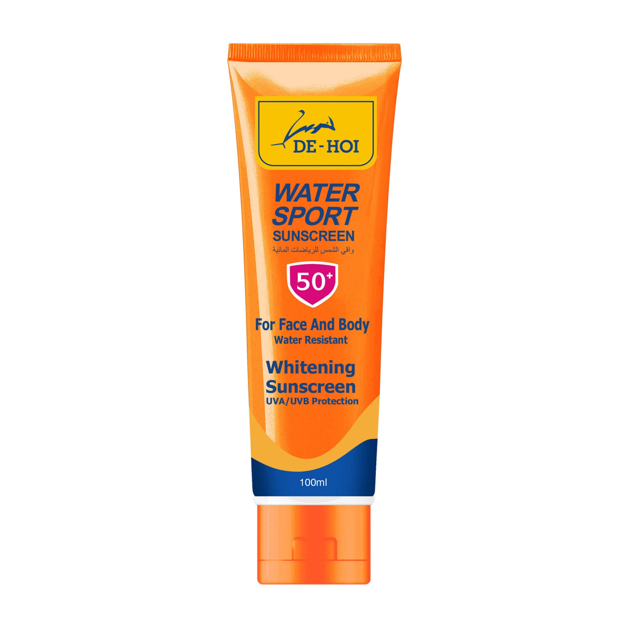 De-Hoi Water-Resistant Whitening &amp; Moisturizer Sunblock Sunscreen | Sun Protection + Skin Brightening | Lightweight &amp; Hydrating for Face &amp; Body
