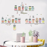 JM7345 Restaurant Self-adhesive Wall Sticker - Multi