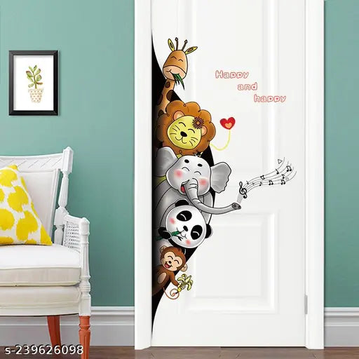 SK9360 Decorative Self Adhesive Vinyl Resuable Animal Wall Stickers
