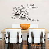 I Love Coffee Wall Stickers JM8268 Wall Sticker Wallpaper