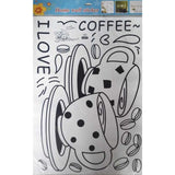I Love Coffee Wall Stickers JM8268 Wall Sticker Wallpaper