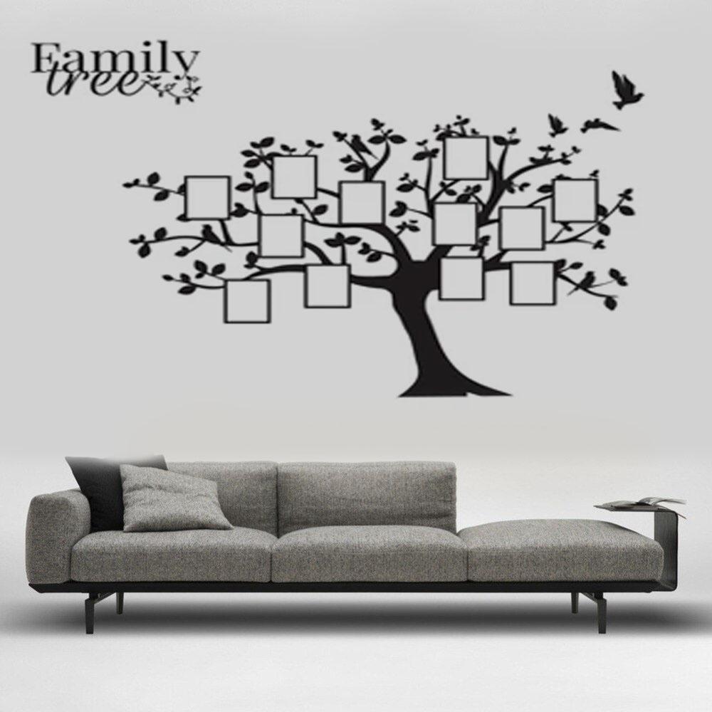 Home Black Tree Design Wall Stickers Art Mural Sticker Wall Sticker For Home Office Bedroom Wall Stickers Decor