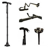 Trusty Cane Folding Walking Stick With Build In Lights