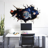SK9066A 3D Space,The astronauts decorative wall stickers /wall decal 3D Sticker