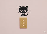 Kitty Cat Decal (Set of 2) - Laptop, Wall, Light Switch Decor