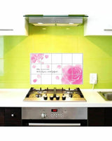 Kitchen Oil Proof Wall Sticker Heat Resistant Waterproof Self Adhesive Backsplash Cover for Kitchen Wall Protection