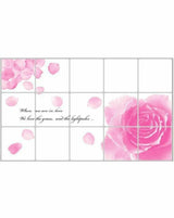 Floral and Botanical Vinyl Self-Adhesive Kitchen Sticker (60 x 90 cm)