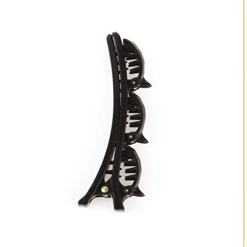 2 PCS OFFER DIY French Braid Twist Hair Styling Braider Tool Clip Holder Fashion Clip Maker With Two Hair Base Puff