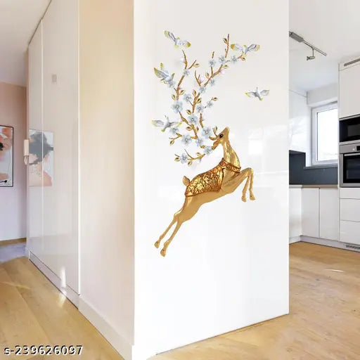 SK9345 Decorative Self Adhesive Vinyl Resuable Animal Wall Stickers