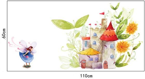 Df5069 Wall stickers for children Fairy world (sheet 60x90)