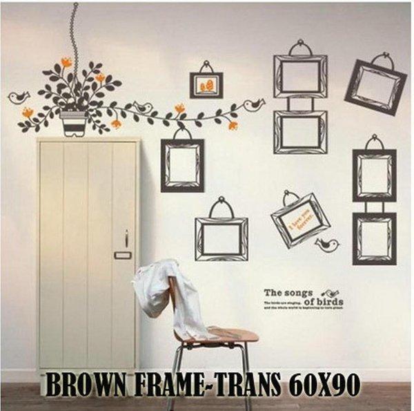 Birds Photo Frame Wall Sticker Xh501