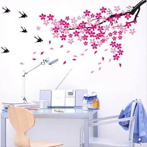 Bird and Flower Wall Sticker AY936