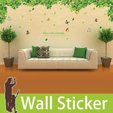 Wall Stickers - Tree, Branches, Leaves, Stylish Wall Decals, Removable Wallpaper Stickers, Wall Decor, Home Decor size 60x90 ay207
