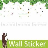 Wall Stickers - Tree, Branches, Leaves, Stylish Wall Decals, Removable Wallpaper Stickers, Wall Decor, Home Decor size 60x90 ay207