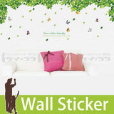 Wall Stickers - Tree, Branches, Leaves, Stylish Wall Decals, Removable Wallpaper Stickers, Wall Decor, Home Decor size 60x90 ay207