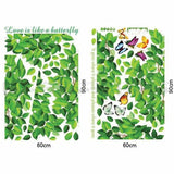 Wall Stickers - Tree, Branches, Leaves, Stylish Wall Decals, Removable Wallpaper Stickers, Wall Decor, Home Decor size 60x90 ay207