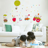 Little Bunny, Train, and Carrot size 60x90 jm8357