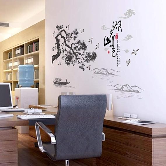 Chinese Bedroom Wall Stickers/ Living Room/ Chinese New Year Wall Stickers SK9129