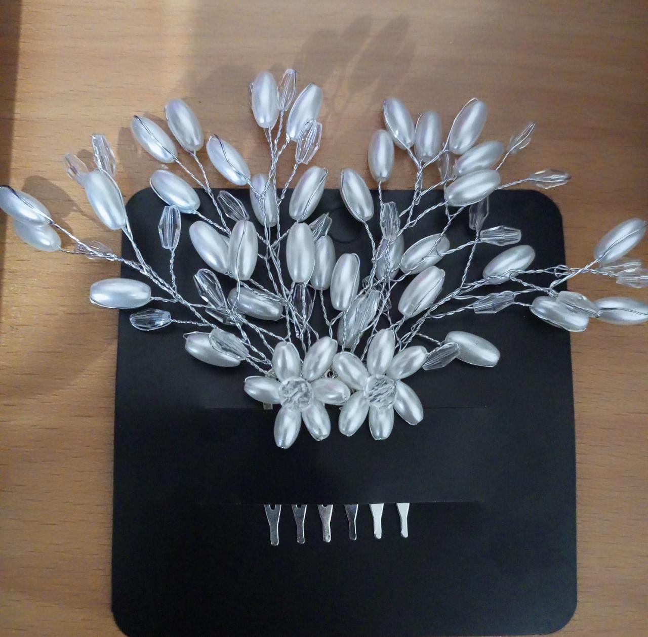 Crystal Hair Combs Tiaras Rhinestone Pearl Bridal Hair Comb Headpiece Women Hair Jewelry Wedding Hair Accessories for Bride cpfrpdc5k-1