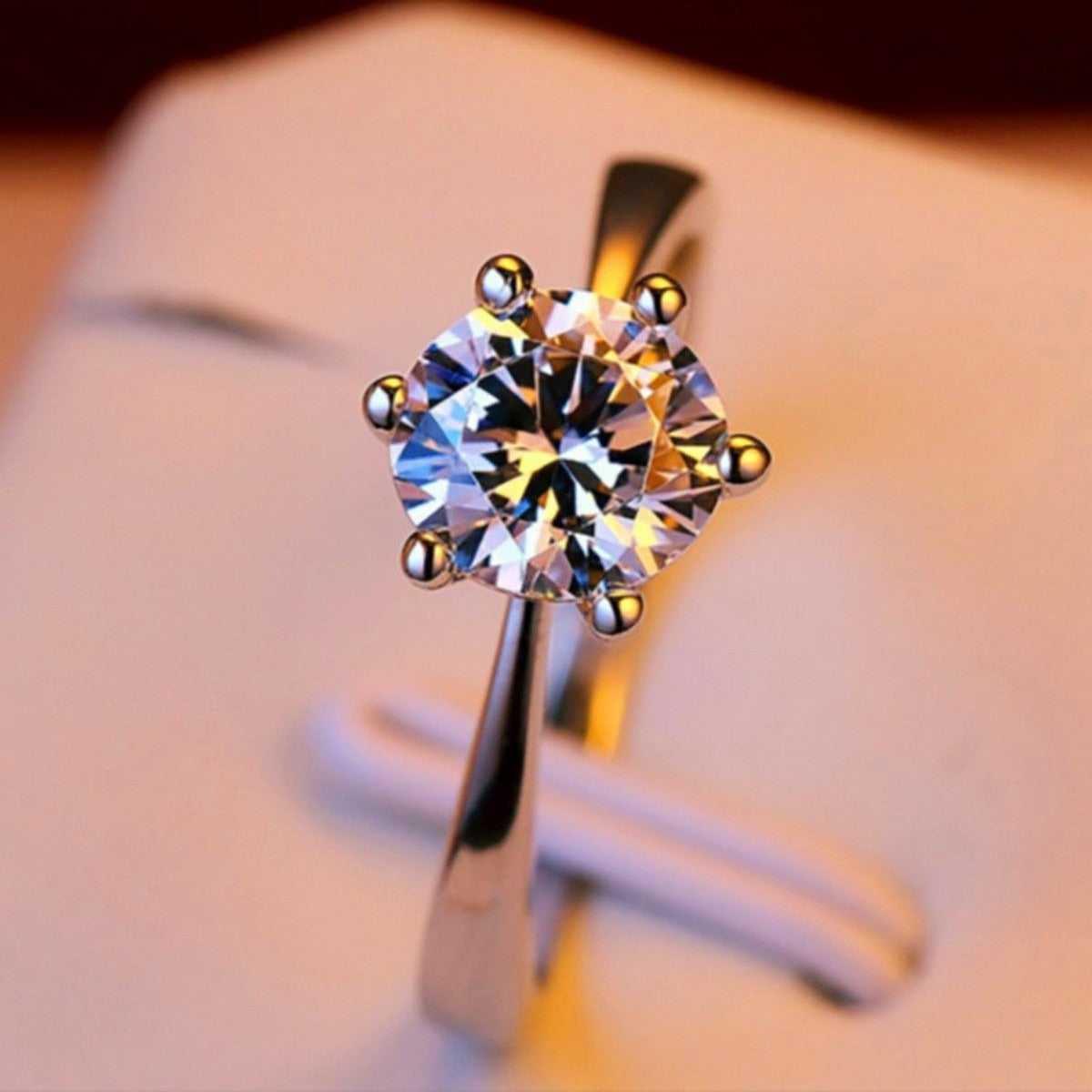 Crystal Zircon Stone Oval Diamond Ring for girl  fgfrsrf1x-e