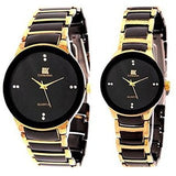 2021 Brand Luxury Hot Sale Automatic Couples Watch Steel Material Black Gold Watchband Leisure Man Mechanical Watches whfrbkf1e-2