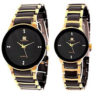 2021 Brand Luxury Hot Sale Automatic Couples Watch Steel Material Black Gold Watchband Leisure Man Mechanical Watches whfrbkf1e-2