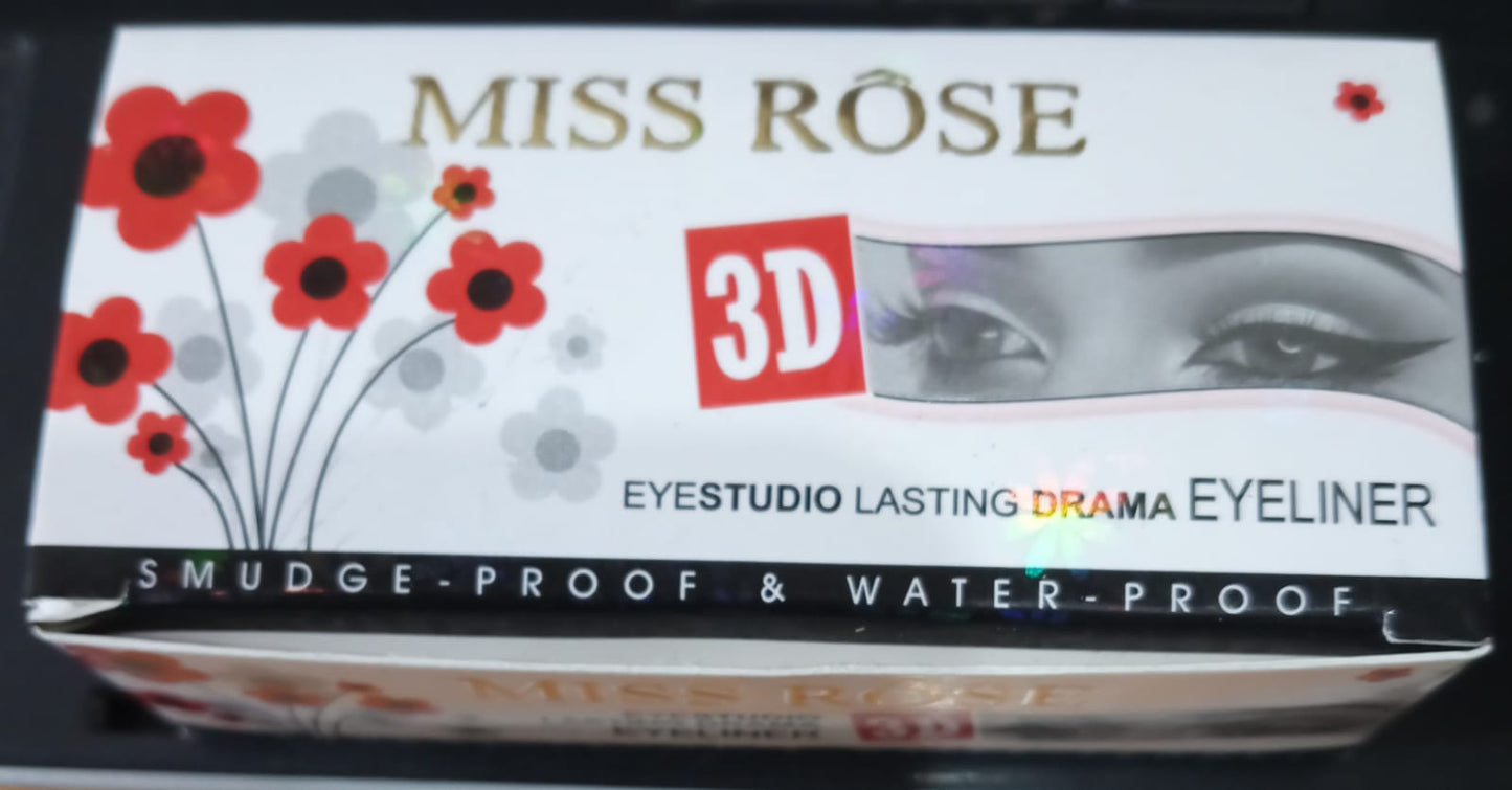MISS ROSE ONE KAJAL ONE GEL LINER  mrglbkz7c-9