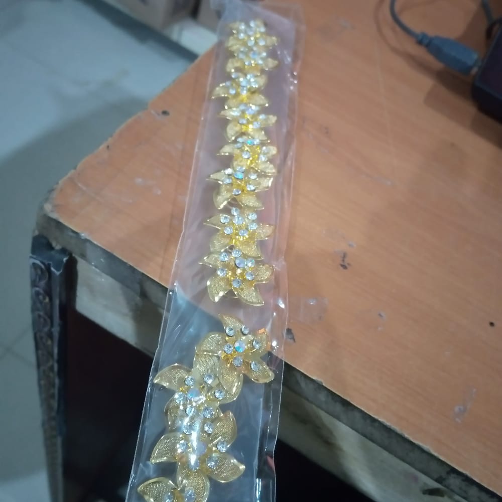 12 pcs Hair Golden Hair Stone Flower Design  Rhinestone Wedding Bridal Hairpins forz Women Barrette Crystal  hbfrgdd2c-1