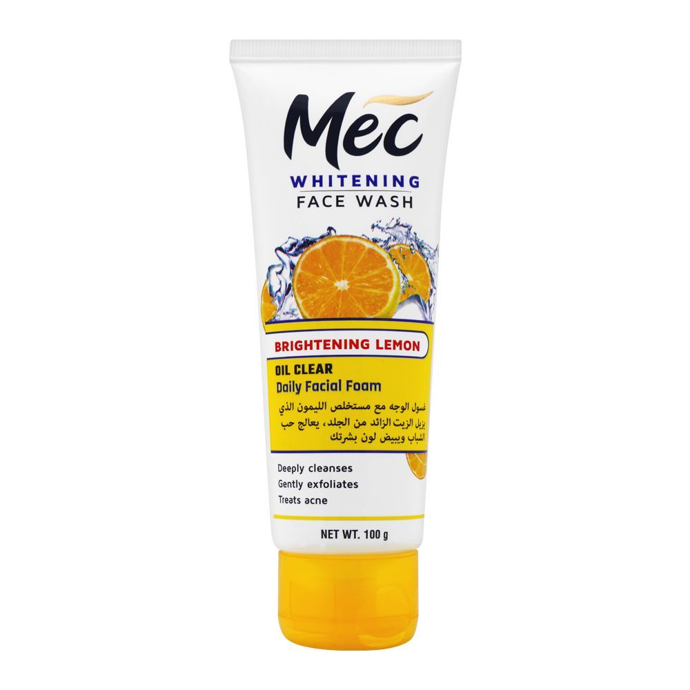 Mec Whitening Face Wash - Daily Facial Foam 100g  mwfwwez4i-b