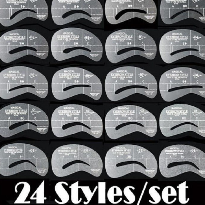 24pcs/set Eyebrow stencils ssfrcls4h-5