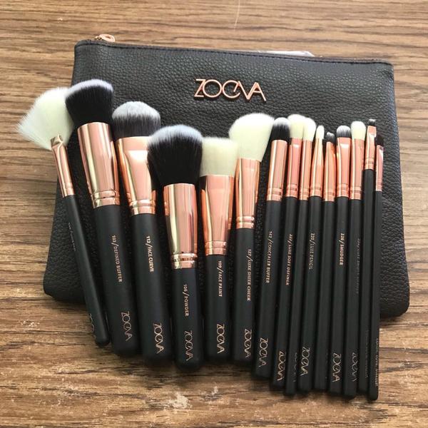 Zoeva 15 Pieces Makeup Brushes With Pouch zmbbkz7a-a
