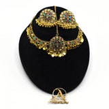Afghan Matha Patti Afghani Mathapati Fashion Jewelry Multicolor Random Design With earring