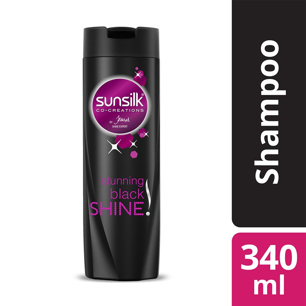 Sunsilk Stunning Black Shine Shampoo 340Ml by Sunsilk ssbsbkz7a-g