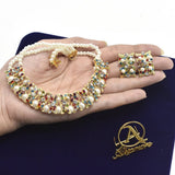 Golden Imitation Pearl Wedding Necklace Earring Sets Party Jewelry Sets for Women Elegant Party Gift Fashion Jewellery jtfrcra1g-1