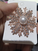 Stylish Brooches Pearl Flower Brooches For Women Elegant Fashion Pin Crystal Brooch Wedding Jewelry High Quality bcfrpdd5x-4
