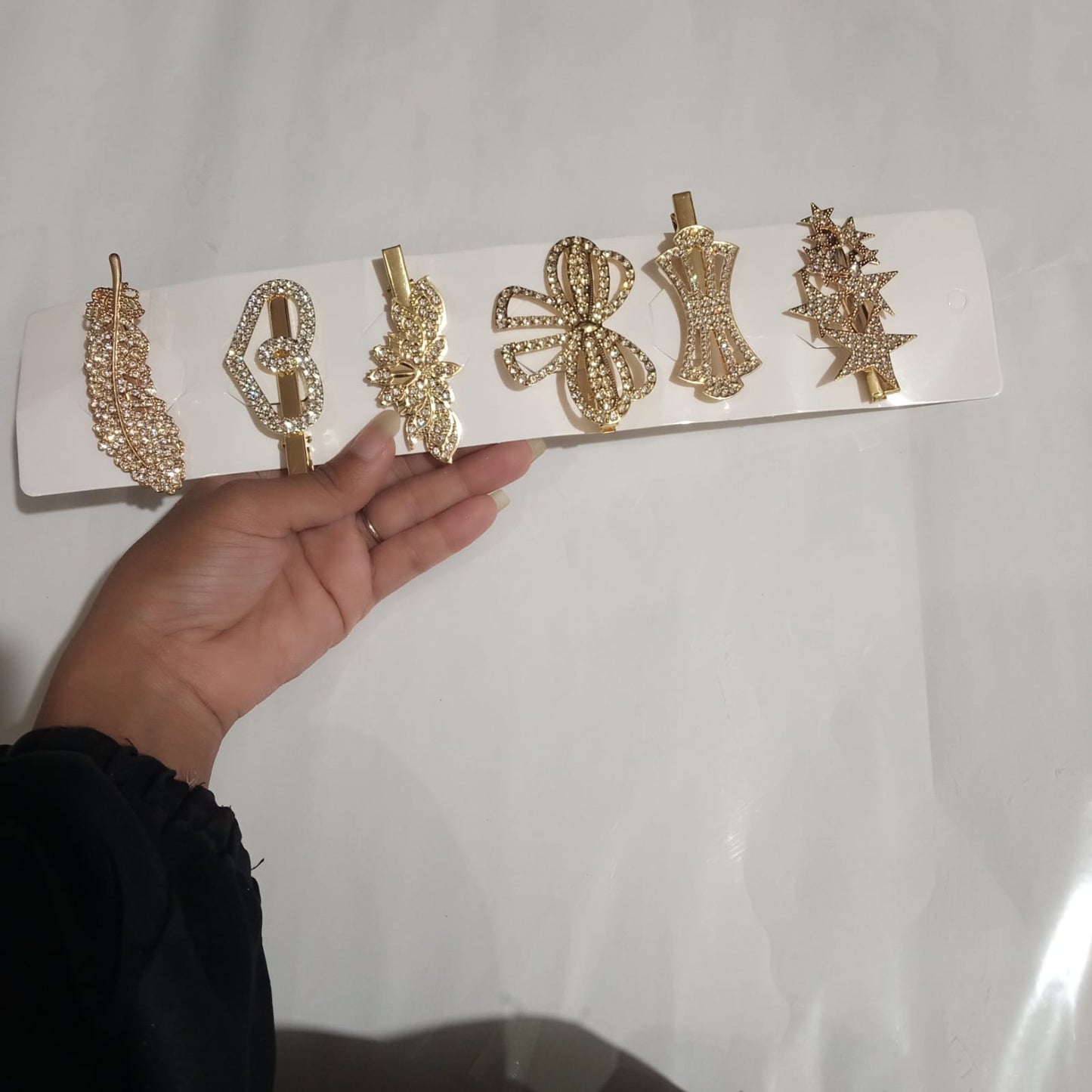 PRINCESS BUTTERFLY HAIR PIN SET pack of 6