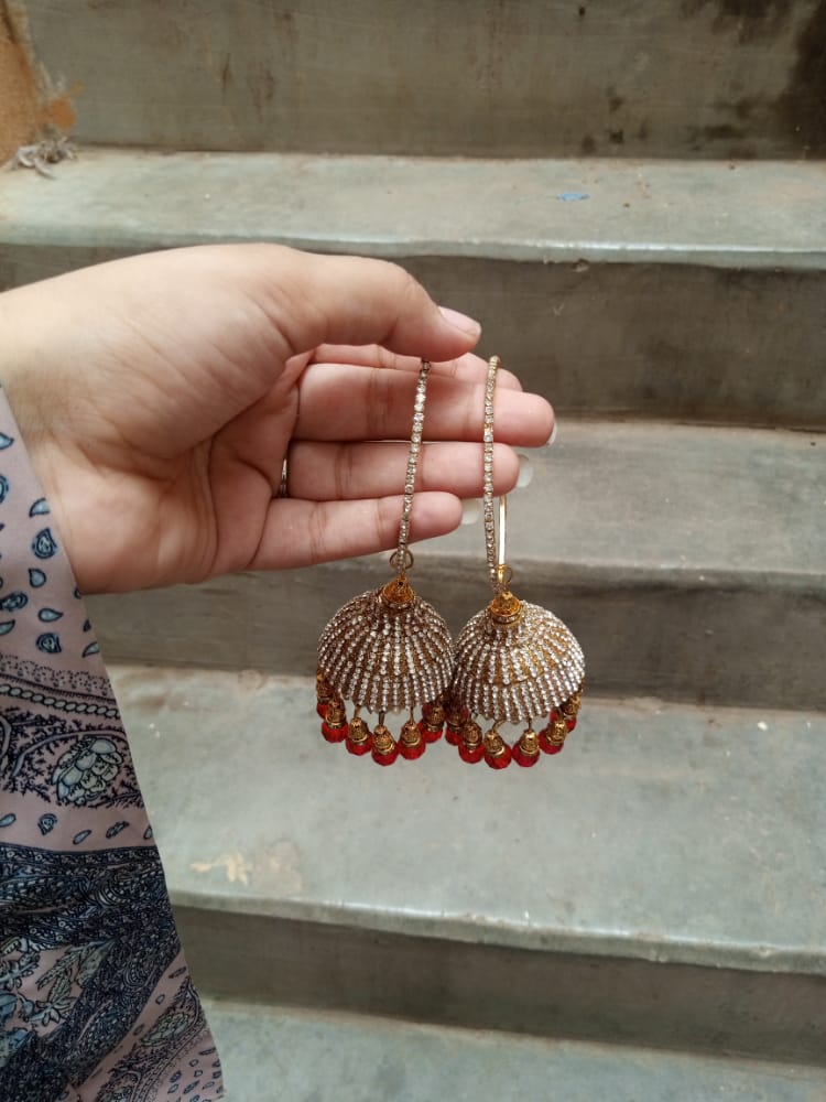 Bridal Latkan Jhumka Bangles For Women Fashion Jewellery blfrrde2c-1
